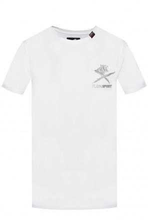 T-shirt with a printed logo, zdjęcie 1 T-shirt with a printed logo od Plein Sport
